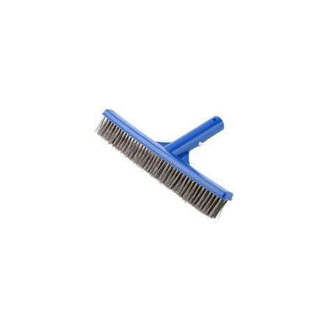 Brosse de piscine en acier inoxydable, brosse de piscine professionnelle, nettoyeur de poussière, kit de nettoyage de fond de piscine (1/4)