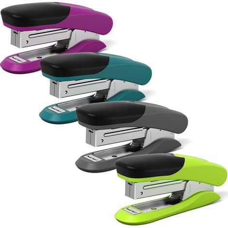 Grapadora 11-30 Hojas marca ERICHKRAUSE modelo Erichkrause Grapadora 10 D1 - Hasta 20 Hojas - Plastico Resistente a Golpes - Mecanismo de Acero de Alta Calidad - Color/Diseño Variado (1/3)