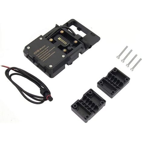 [JAMAIS UTILISÉ] Support téléphone, Accessoire de support de navigation téléphonique avec câble USB  pour BMW R1200GS LC Adventure S1000XR/RS F700GS/800GS R1200RS R1200ADV (1/5)