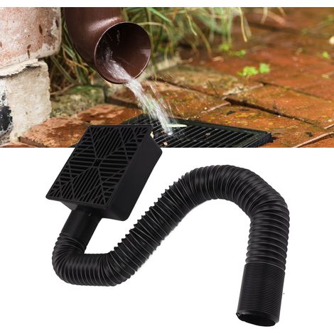 Bandeja de goteo para canaletas, kit de extensión flexible de PVC de 1,6 m para canaletas, perfil plano, protección de cimientos, apto para varios tamaños, fácil instalación. (1/5)
