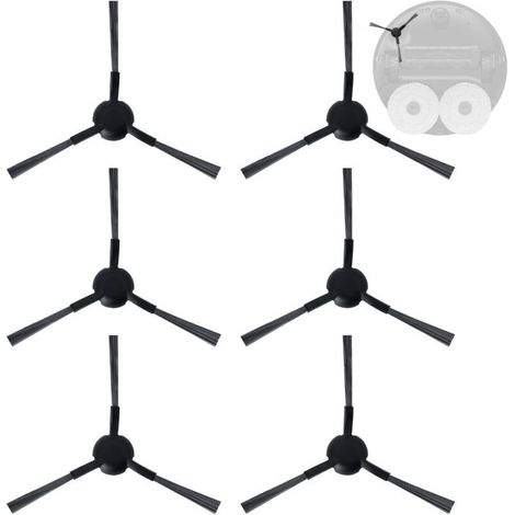 Soft silicone side brushes for Dreame X30 Ultra/L10s Pro Ultra Heat/L10s Ultra Gen 2/Mova S10/E30 Ultra/L40 Ultra AE vacuum cleaners (1/4)