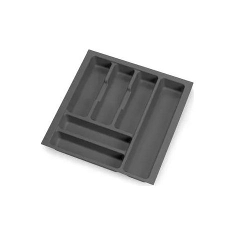 Emuca Optima Vertex Besteckkasten grau anthrazit