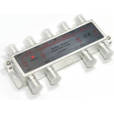 Triax Satellite Splitter 17 dB / 5-2400 MHz - 8