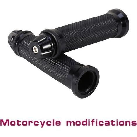 paio di manopole per moto da 8 pollici, accessori per moto, manopole universali per manubrio stile auto (1/4)