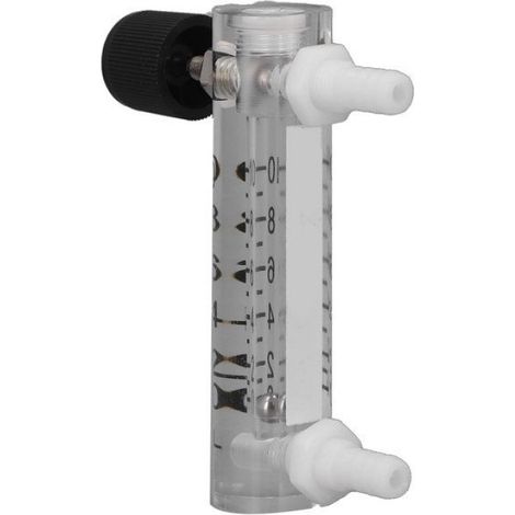 Débitmètre de type panneau Testeur de Débitmètre de Gaz Acrylique de Type Panneau 0-10LPM avec une bricolage volucompteur) (1/4)