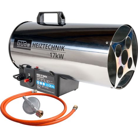 Güde 85006 GGH17 - Termoventilatore a gas, Inox, 230 V, 50 Hz, 17 kW (1/4)