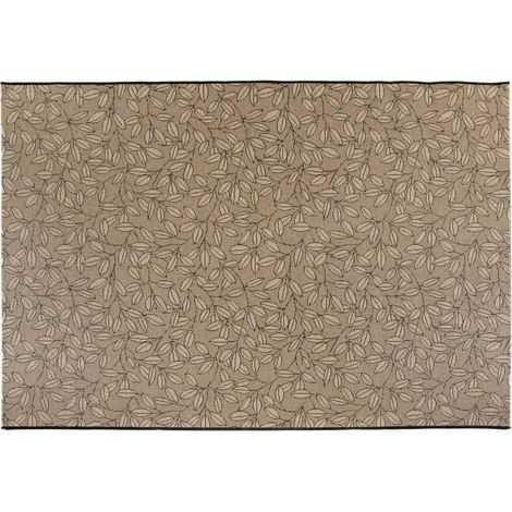 Tapis d'Extérieur Design Naturel pour Terrasse, Balcon et Jardin - 120 x 170 cm - PANGIVO