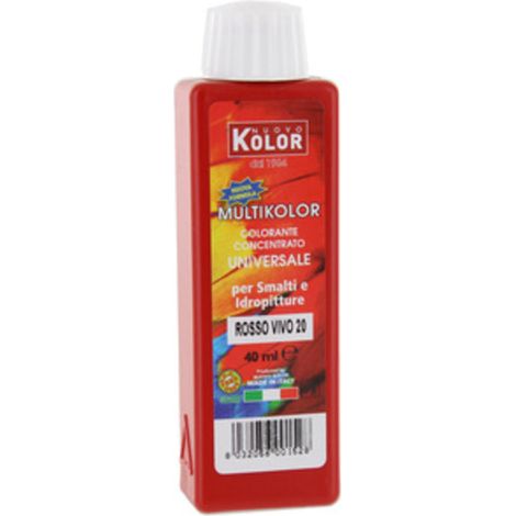 COLORANTE UNIVERSALE 40 ML ROSSO VIVO    20R- 12,0 pz