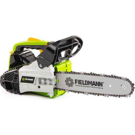 Motosierra de gasolina FIELDMANN FZP 25412-B - A una mano - Guía 30 cm - Engrase automático - 1 kW - Negro/Verde (1/5)