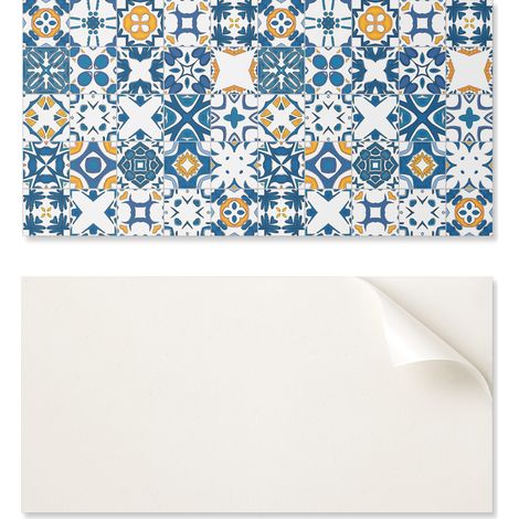 Azulejos impresos autoadhesivos: perfectos para mosaicos de cocina en un formato de 10x40x20 cm.