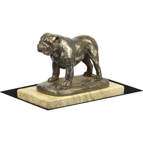 Bouledogue anglais, statuette de bouledogue, figurine silhouette de chien, trophée pour une exposition canine par Art-Dog (1/5)