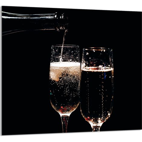 PANNELLO IN VETRO PER CUCINA 65x60 Vino (1/5)