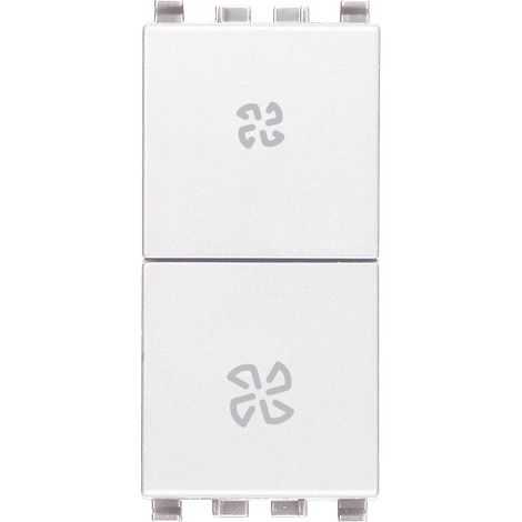 VIMAR - 20063.B Commutatore 2P 10AX fan-coil bianco