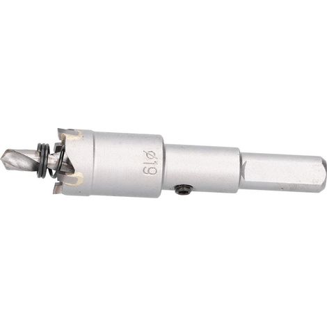 Foret Scie à Percer 19mm en Carbure TCT pour Métal et Bois - Outil de Découpe et Perçage (1/5)