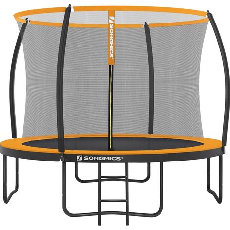 Songmics – Trampoline extérieur 366 cm avec échelle et filet de protection – Charge maximale 150 kg – Poteaux en acier galvanisé – Sécurité renforcée (1/5)