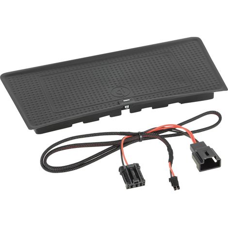 Adnauto – Chargeur induction vide poche 10W – Compatible Renault Megane IV 2016-2021 – Charge sans fil norme Qi – Adaptateur spécifique inclus