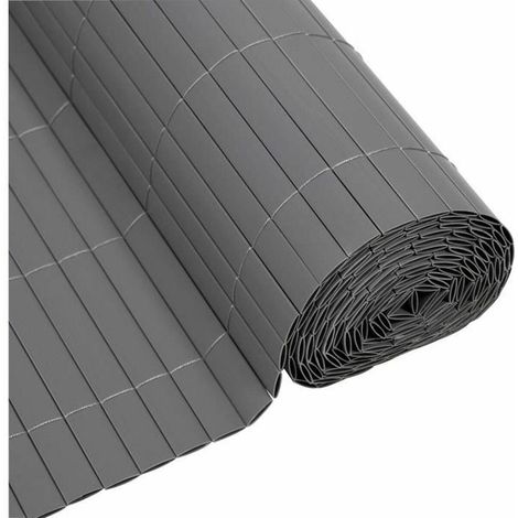 Nature Grau Sichtschutznetz PVC 19x36 cm