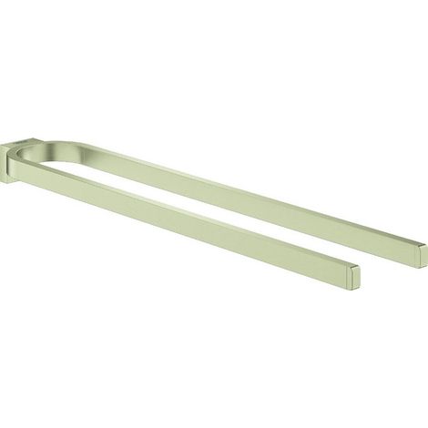 Porte-serviettes GROHE SELECTION 400 n rigide 2 bras nickel brossé