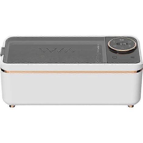 Appareil de nettoyage à ultrasons utilisant la technologie des ondes sonores pour un nettoyage en profondeur. Compatible avec les lunettes, les prothèses dentaires, les bijoux et les pinceaux de maqui (1/4)