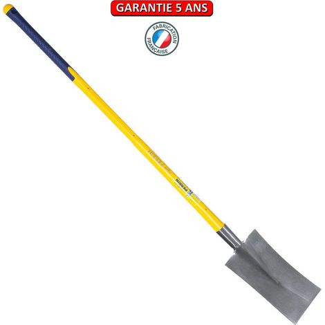 OUTILS PERRIN Bêche Nord polie 28 manche composite pomme (1/2)