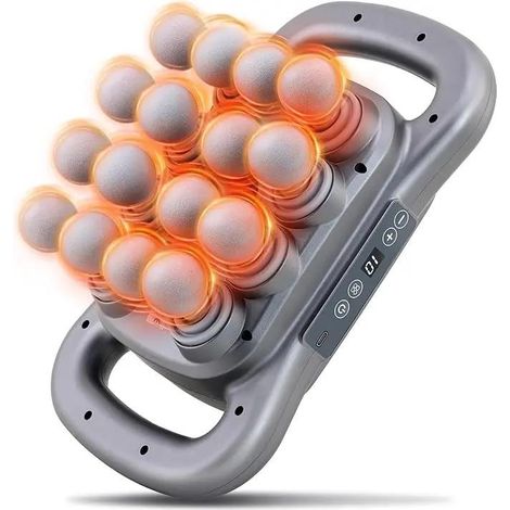 FLITI Massage Gun with 16 Heads, 30 Speeds, 3 Modes, 2000mAh Battery, ABS, 320x165x140mm, Quiet, Portable, Muscle Relief (1/5)