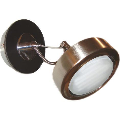 Applique Candellux Earth 91-15788 GX53 cromato legno wengé