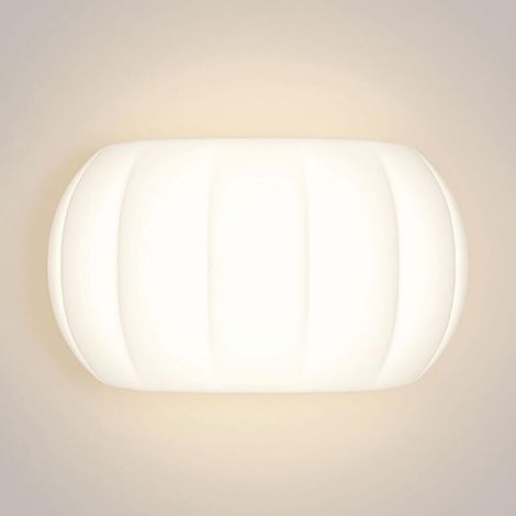 Applique murale citrouille blanche, applique murale en acrylique, applique murale LED moderne, appliques murales d'éclairage décoratif pour chambre d'enfant (1/5)