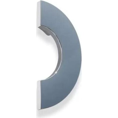 Maniglia mezzo tondo effetto alluminio 97x48x22mm - 3111/2 Giotto (1/2)
