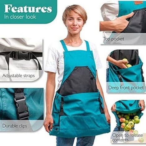 Tablier de Jardin - - Réglable - Imperméable - Poche Profonde - Unisexe (1/4)