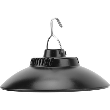 Lampe de camping portable LED pour tente, avec deux niveaux de lumière blanche réglables, rechargeable par USB, étanche et dotée d'un crochet lampe de camping suspendue pour l'extérieur. (1/5)