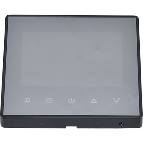 Intelligenter Multifunktions-Thermostat, programmierbar für Klimaanlage, Warmwasserbereitung und Fußbodenheizung, 220 V AC, Schwarz (1/5)
