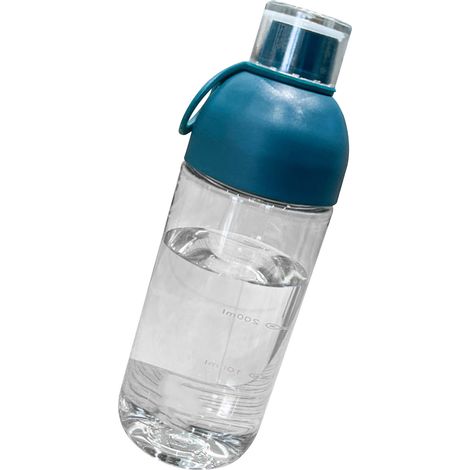 Gobelet PC résistant à la chaleur, tasse portable avec graduations et filtre, bouteille d'eau pour maison et extérieur, bleu, sans BPA (1/5)