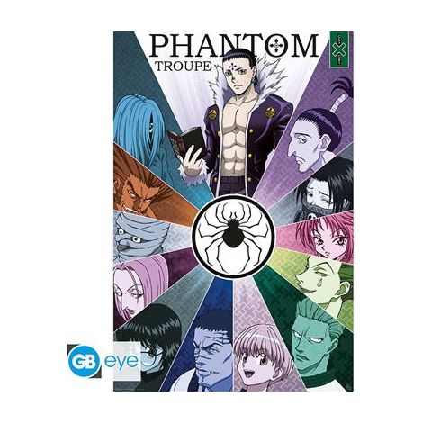 Maxi poster Hunter x Hunter GB Eye Phantom Troupe la Brigata dell’Arag-not 91,5 x 61 cm FSC Mix