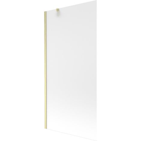 Paroi de baignoire 1-volet Mexen Next 90 x 150 cm, givré, or brossé - 895-090-000-00-30-55 (1/5)