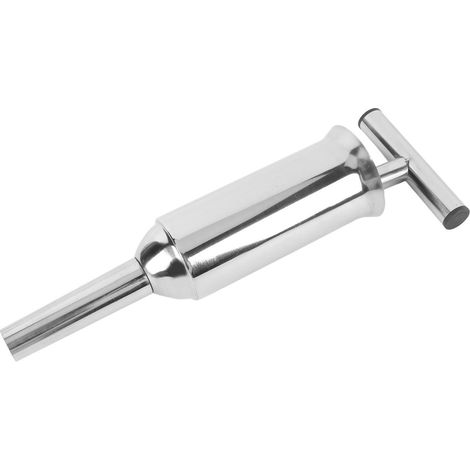 Tube Remplisseur Saucisses Inox 304 – Entonnoir Remplissage Viande Manuel Outil Noël Usage Domestique Type Poussoir L (1/5)