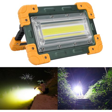 Projecteur LED Solaire Extérieur en Alliage Léger pour Jardin, Terrasse et Camping - Éclairage Haute Performance