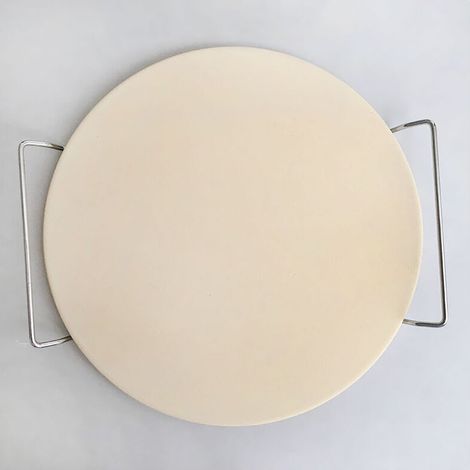 Piedra para pizza de 20,6 cm para parrilla y horno (1/4)