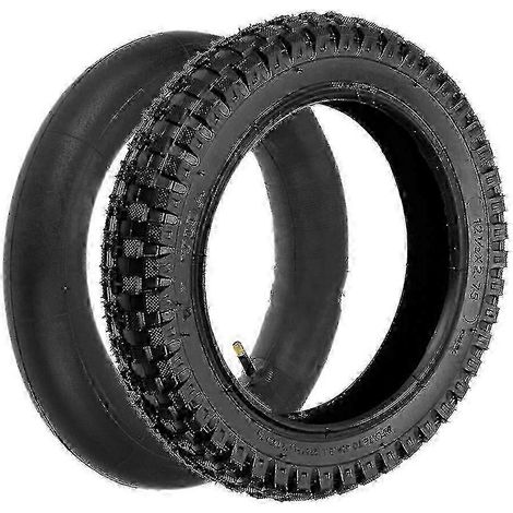 Pneu 12 1/2 x 2,75 + chambre à air pour moto 49 cm³, mini-moto cross, scooter MX350/MX400, 12 pouces (1/4)