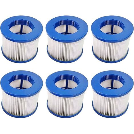 Cartouches Filtre Spa Infinite a Visser.Filtre Spa A Visser.Filtre 75 x 100 mm.Filtre Spa pour Lumix Vissable.Cartouche filtrante pour Clever Spa.Filtre pour Spa. (Bleu-6) (1/5)