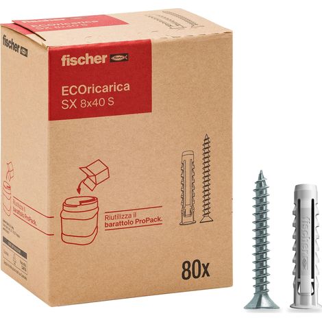 Fischer Ecoricarica 80 Tasselli SX 8x40 S con Vite (1/5)