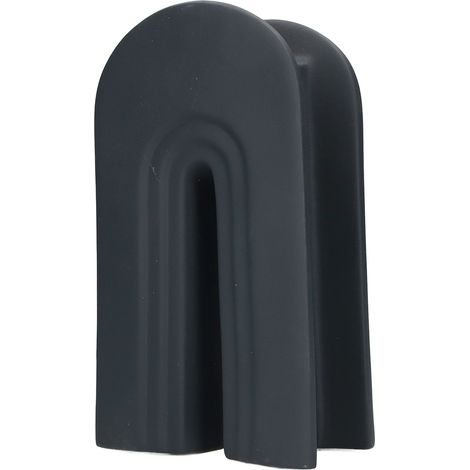 Vase géométrique en céramique, vase décoratif moderne pour fleurs, idéal pour le salon ou le bureau. (1/5)