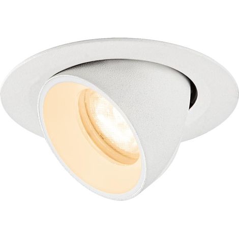 Spot encastré NUMINOS® GIMBLE XS intérieur 2700 K 55° IP20 rond blanc - SLV - 1010042
