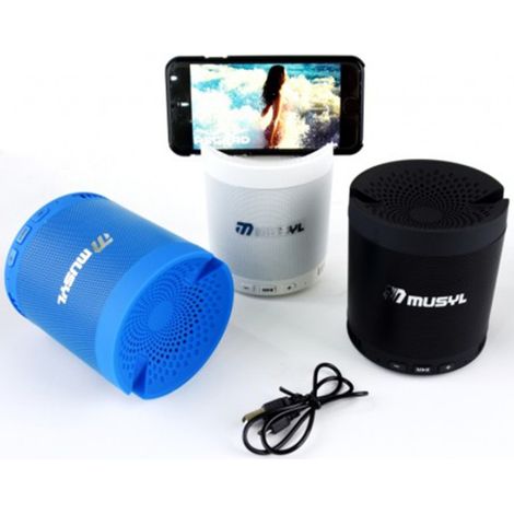 Trade Shop - LAUTSPRECHER BLUETOOTH MP3 FREISPRECHFUNK LED MICROSD USB TF FM RADIO MU-Q3 - (1/3)