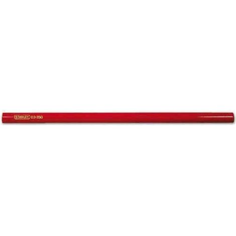 MATITA per MURATORE PROFESSIONALE ROSSA mina tenera da 300 mm STANLEY
