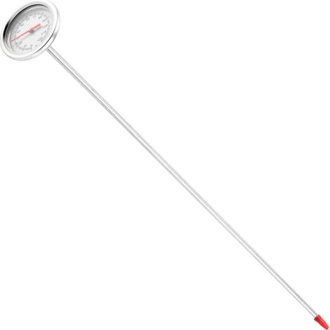 Termómetro para suelo de compost, sonda de acero inoxidable de grado alimenticio, 50 cm (20 pulgadas) de longitud. (1/4)