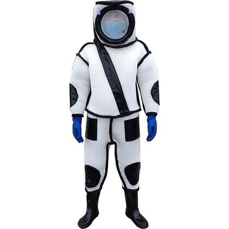 Combinaison d'apiculteur XL en coton respirant 3D – Tissu épais, protection intégrale, gants antidérapants, chaussures imperméables