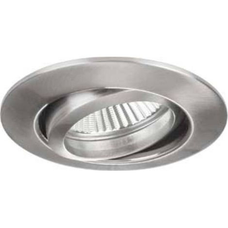 [NEUWERTIG] B-Ware Brumberg Einbaustrahler Gx5.3 Einbauleuchte Halogen Nv Strahler Nickel Matt 50 W (1/2)