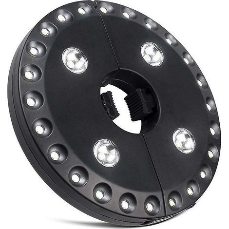 white Garden Umbrella Light, Umbrella Umbrella Light With 28 Led Bulbs, Free Standing Or Hanging Light, 3 Switch Modes To Adjust Light (1/5)