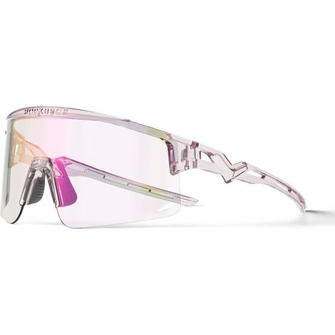 Gafas de ciclismo fotocromáticas con filtro UV y lámina graduada - color morado transparente (1/5)