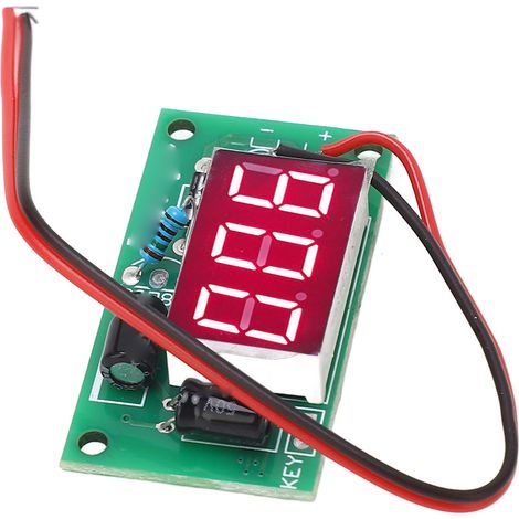 Module de comptage de puissance à affichage numérique rouge à 3 chiffres avec accumulateur de mémoire QF-MC03-1 4-7 V (1/5)